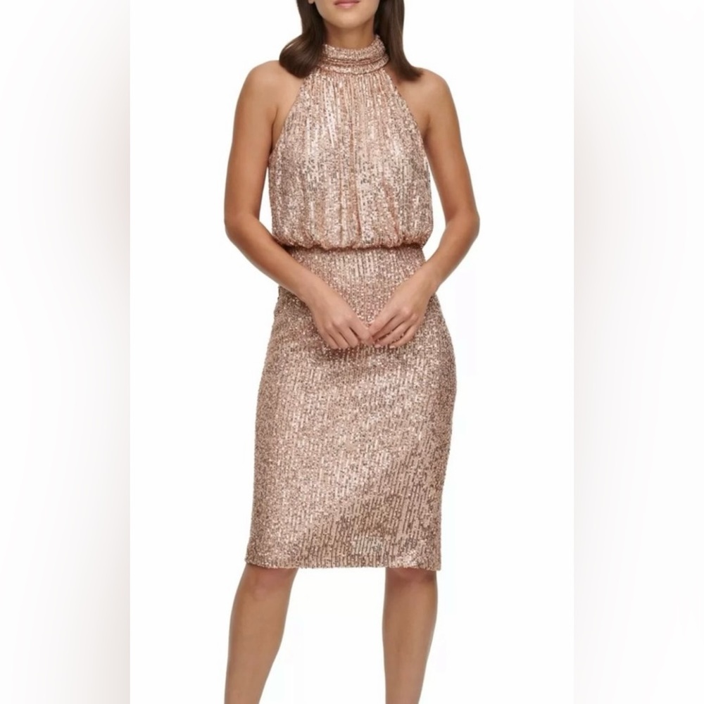 Sequin Plus Dress